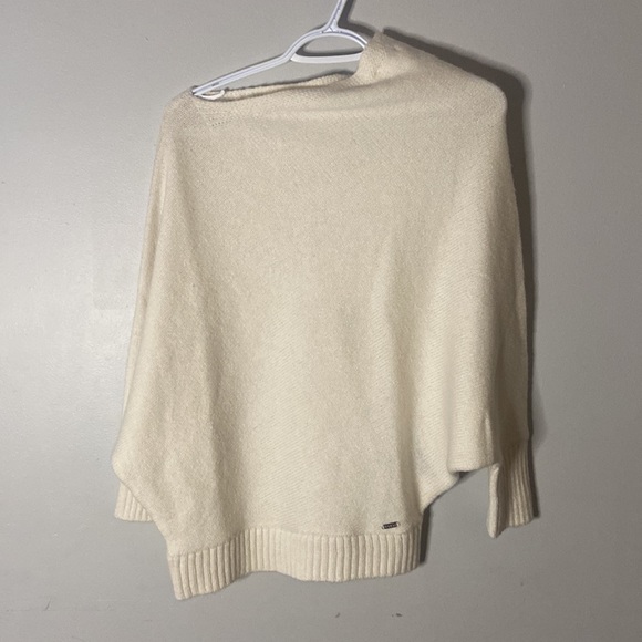 GUESS - Women’s Batwing Knit Sweater - Off White - Size US XS - Picture 4 of 5